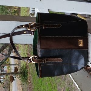 Dooney & Bourke Florentine with nubuck suede accent